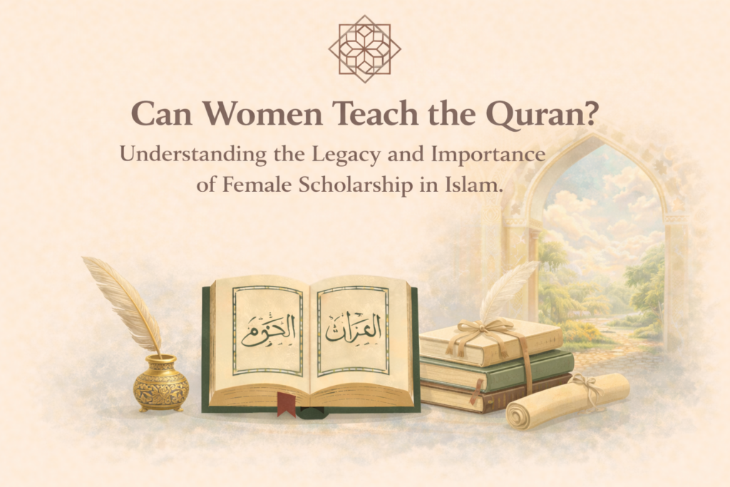 Can Women Teach the Quran? Understanding the Legacy and Importance ofFemale Scholarship in Islam.